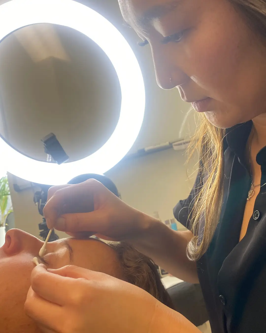 Lash extension course Brisbane hands-on student training