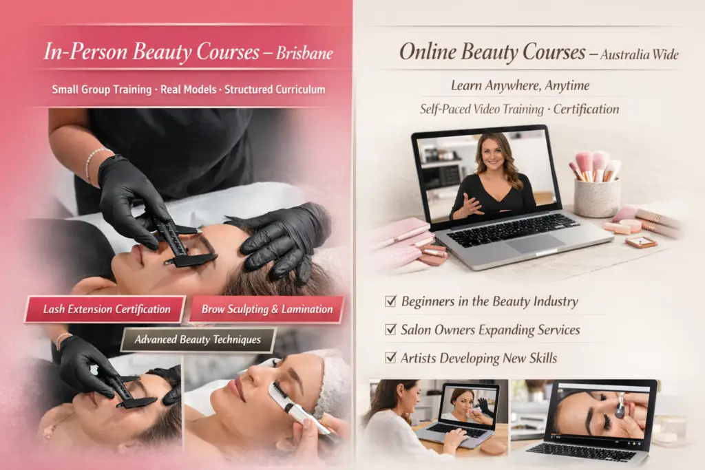 brow sculpting online and in person course www.instituteofbeauty.com