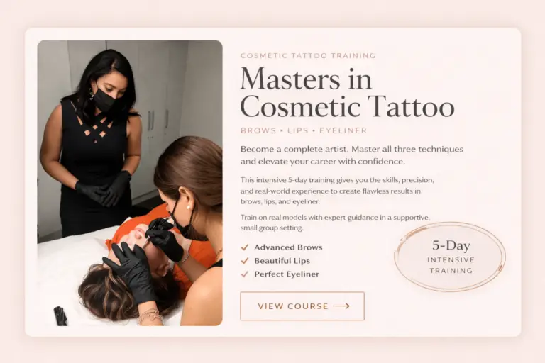 Cosmetic tattoo training Brisbane www.instituteofink.com