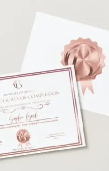 Institute of Beauty Brow Sculpting Certificates
